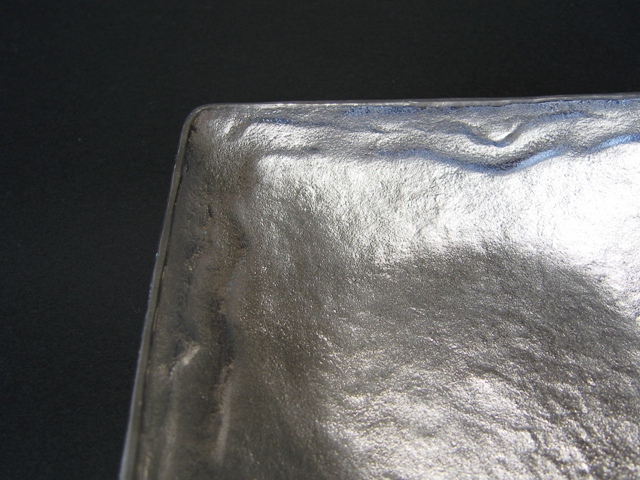 錫製和食器【潮待紋角小皿】作家「小泉均」